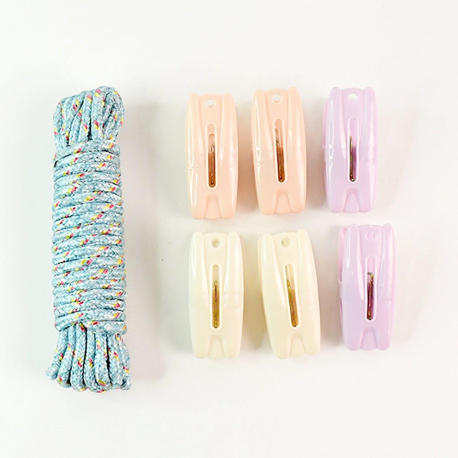 Zip Line Clothesline Kit with Built-in Clips Zip Line Clothesline Kit with Built-in Clips